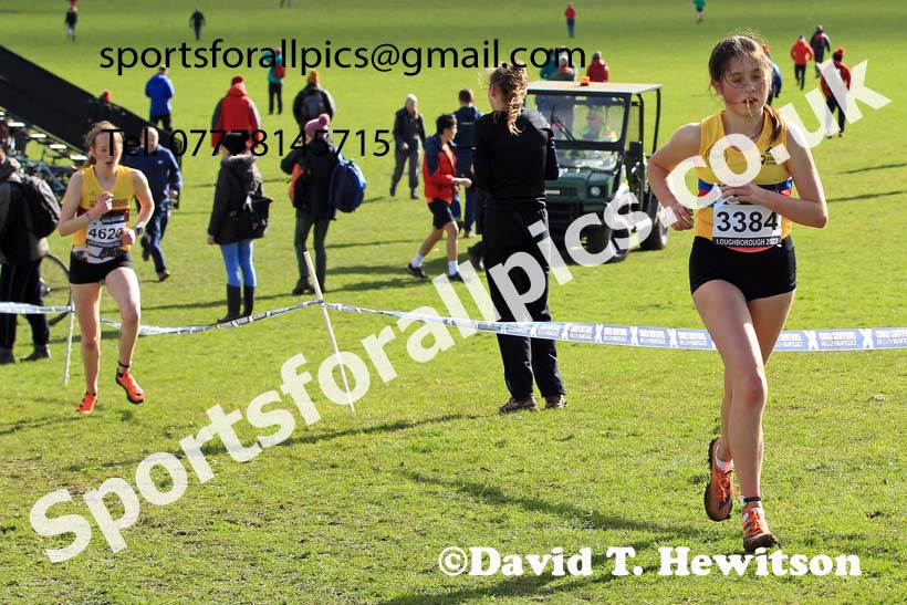 Womens Under-20s 2022 CAU Inter Counties Cross Country, Prestwold Hall, Loughborough.  Photo: David T. Hewitson/Sports for All Pics